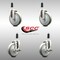 Service Caster 5 Inch 316SS Gray Poly Swivel 1-1/8 Inch Expanding Stem Caster Brake SCC, 2PK SCC-SS316EX20S514-PPUB-2-TLB-2-118 - alternate 5